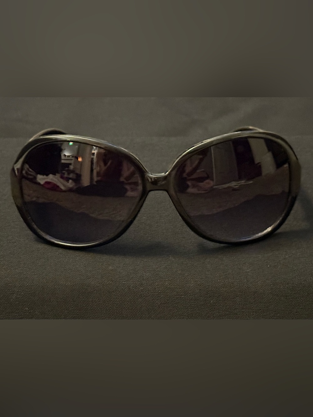 Lucky Brand Plastic Tortoise Oversized Women's Sunglasses